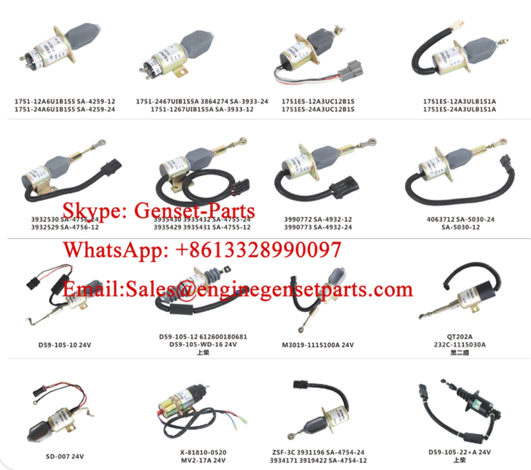 One Stop solenoid OEM Engine Fuel Shut Off Stop Solenoids